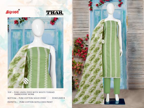 Bipson Thar 2226 Casual Linen Dress Material Collection